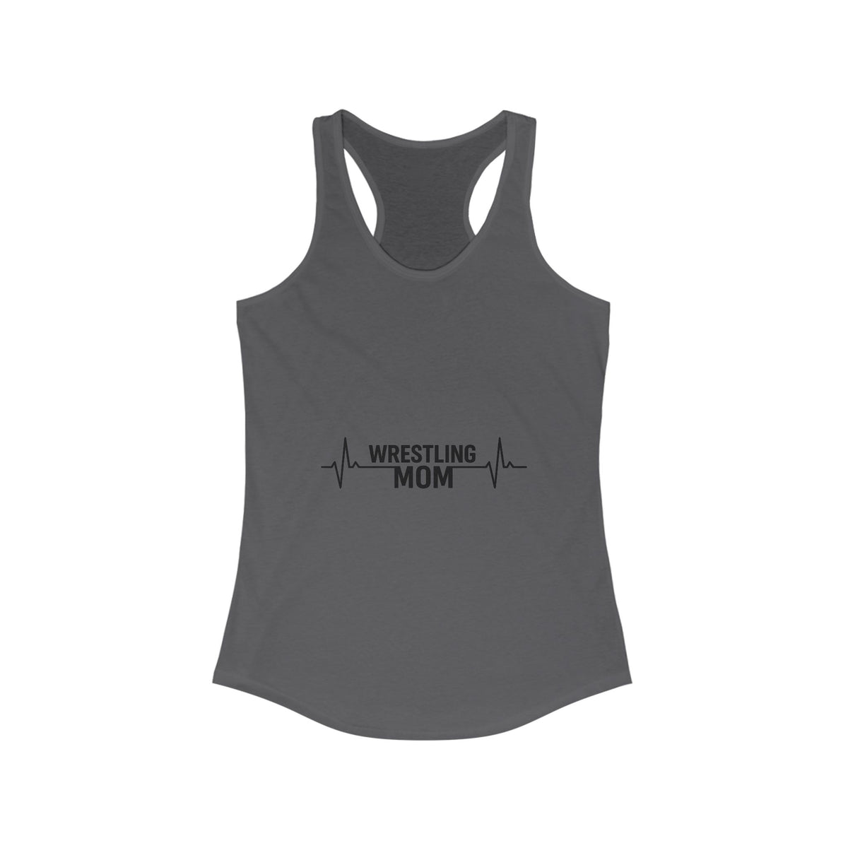 Wrestling Mom Racerback Tank, Fitness Shirt, Gift for Sports Moms, Exercise Top, Workout Apparel, Summer Activewear
