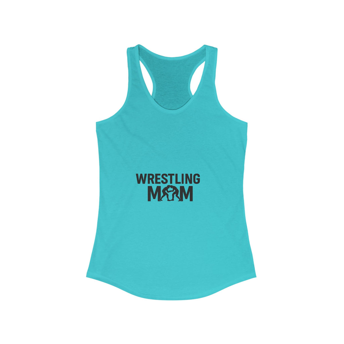 Wrestling Mom Racerback Tank, Gift for Sports Moms, Athletic Apparel, Summer Workout Top, Cheerleading Team Shirt, Fitness Gift