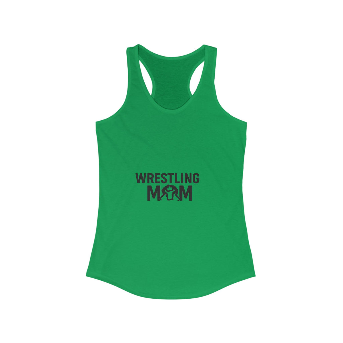 Wrestling Mom Racerback Tank, Gift for Sports Moms, Athletic Apparel, Summer Workout Top, Cheerleading Team Shirt, Fitness Gift
