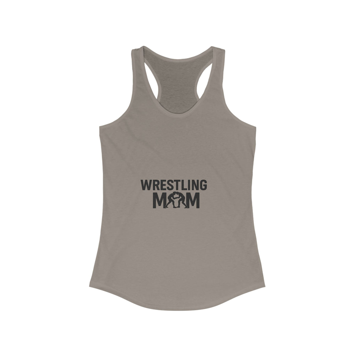 Wrestling Mom Racerback Tank, Gift for Sports Moms, Athletic Apparel, Summer Workout Top, Cheerleading Team Shirt, Fitness Gift