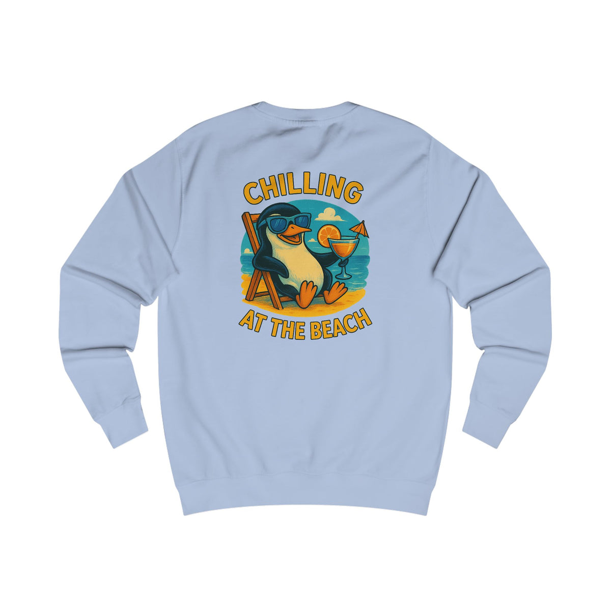 Penguin Charming Family Sweatshirt, Cozy Gift, Summer Vibes, Beachwear, Unisex Apparel, Family Gatherings, Casual Comfort, Relaxation Style