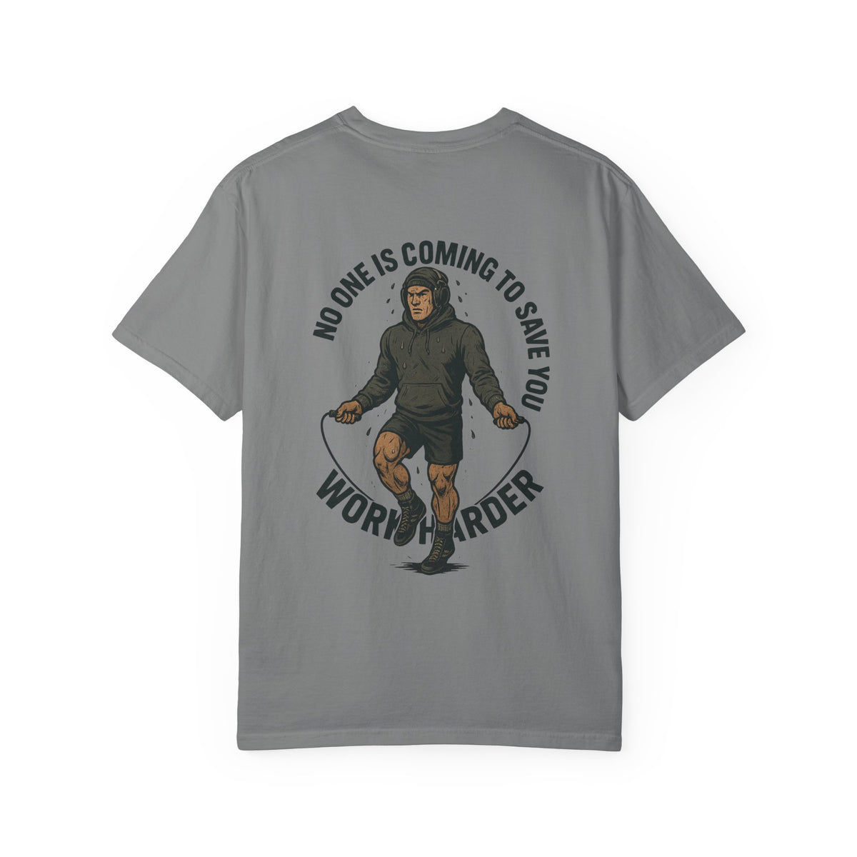 Wrestling  Motivational Graphic T-Shirt - Unisex Work Harder Tee, Fitness Apparel, Casual Wear, Gift for Athletes, Inspirational Shirt