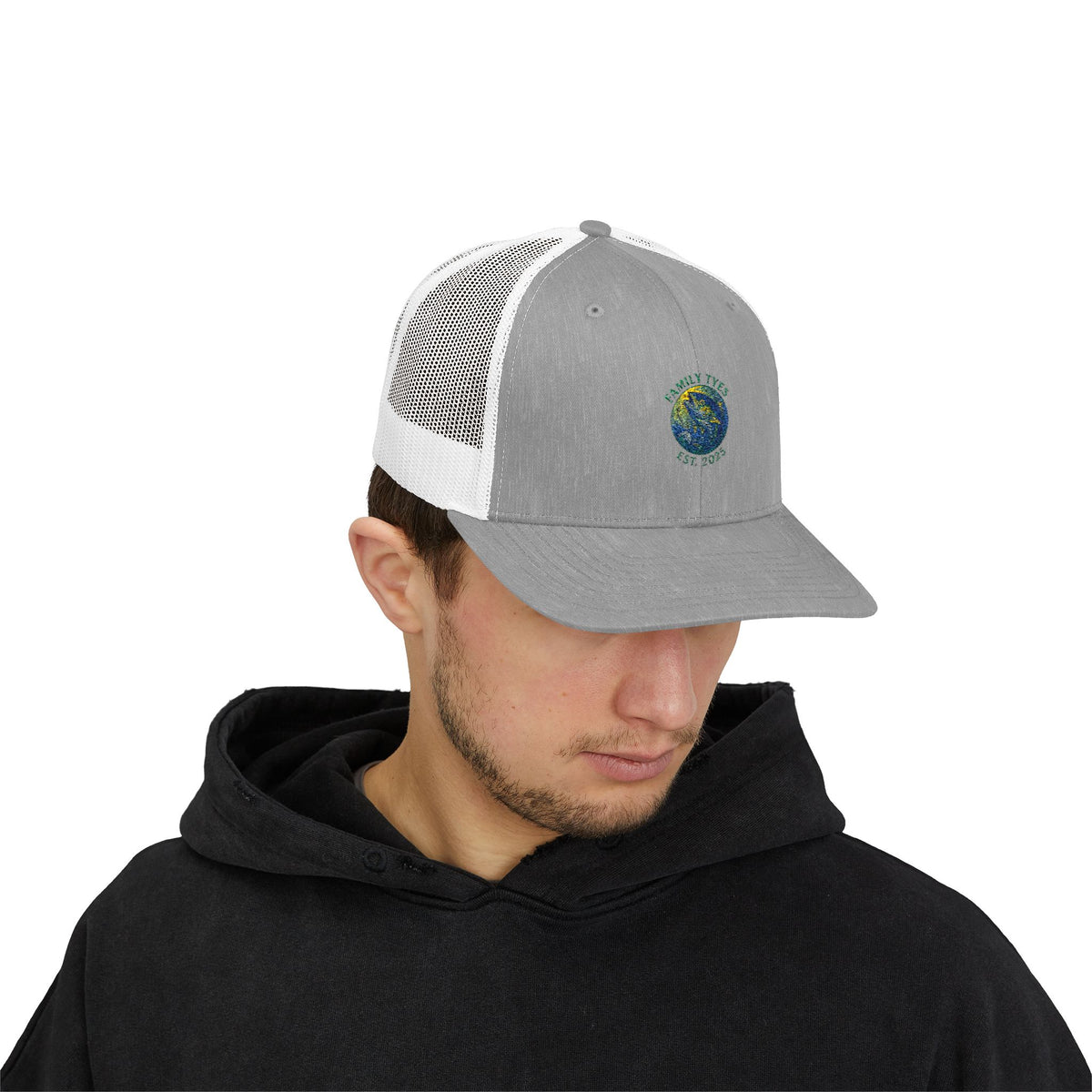 Family Tree Snapback Trucker Cap, Personalized Hat, Eco-Friendly Gift, Outdoor Cap, Family Gathering Accessory