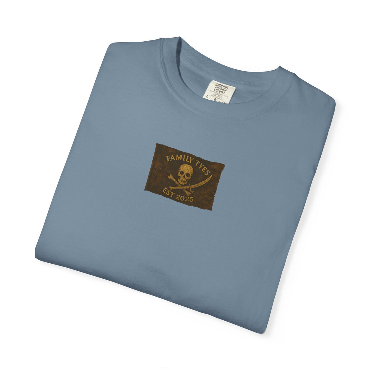 Vintage Pirate T-Shirt, Unisex Garment-Dyed Tee, Retro Pirate Apparel, Pirate Lover Gift, Halloween Costume Top