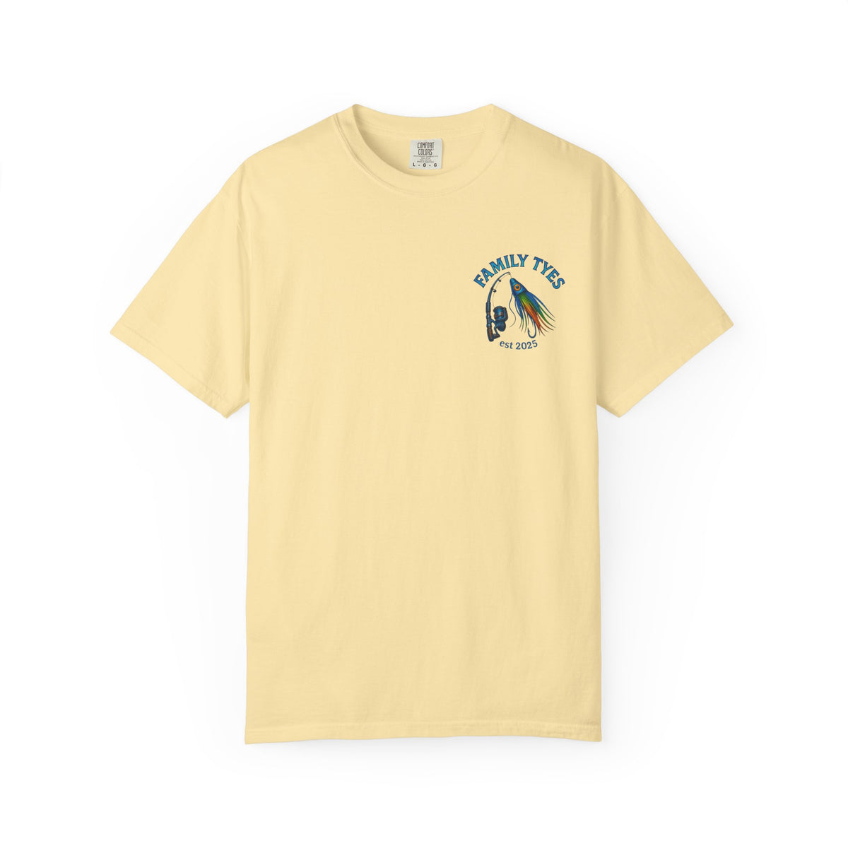 Sailfish— Family Ties Fishing T-Shirt, Unisex Garment-Dyed Tee, Gift for Fishermen, Summer Apparel, Dad Gift, Casual Wear