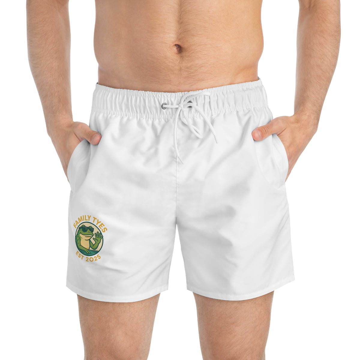 Chill Frog- Swim Trunks (AOP)