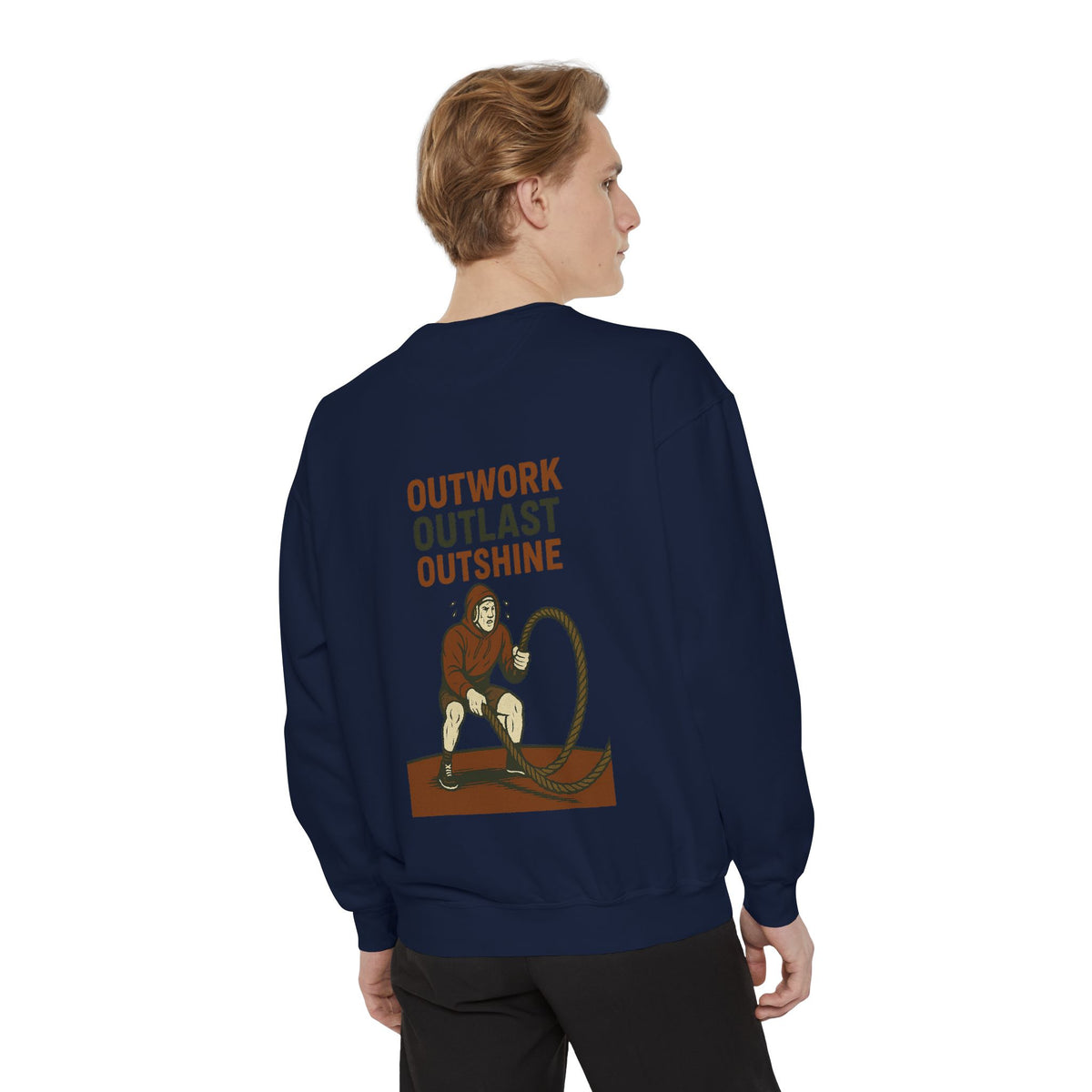 Wrestling Motivational Unisex Sweatshirt | Inspirational Apparel | Gift for Fitness Lovers, Athletes, Workouts, Casual Wear, Home Gym