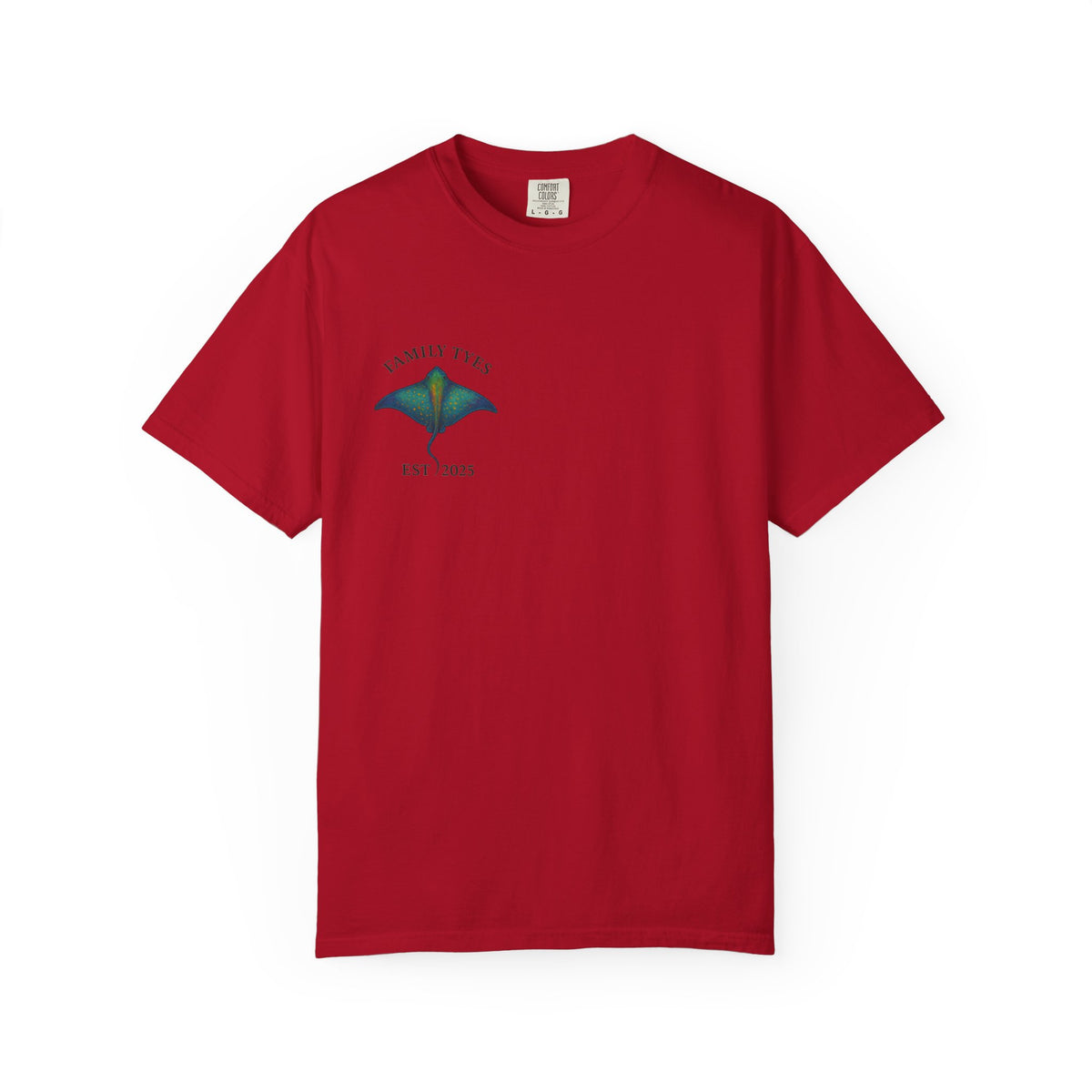 Copy of Unisex Garment-Dyed T-shirt | Family Tyes 2025 Dolphin Design