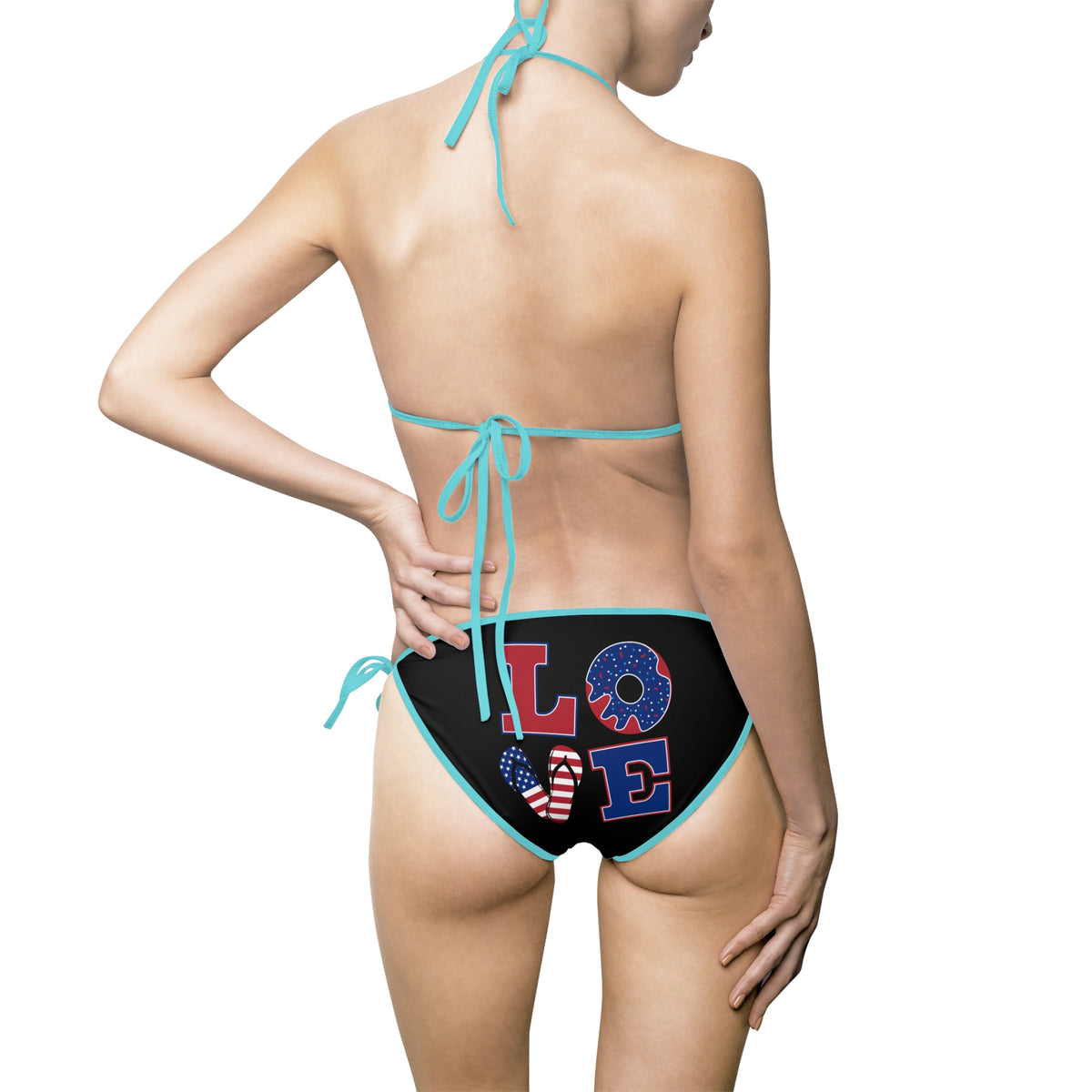 Patriotic Women's Bikini Swimsuit - Perfect for Summer Celebrations