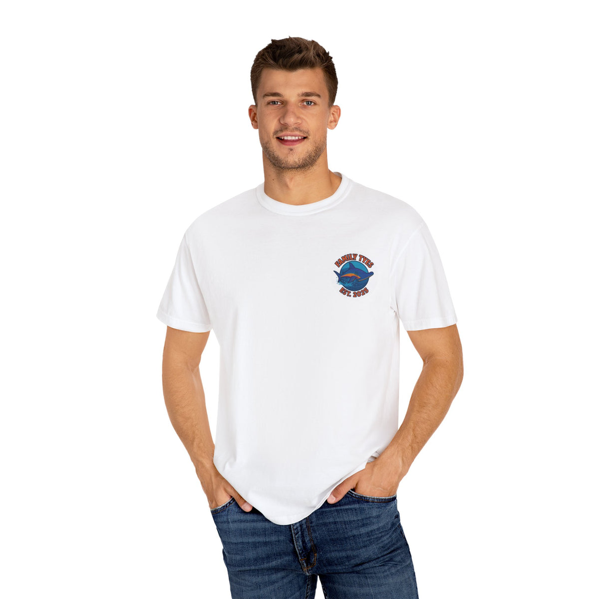 Eco-Friendly Unisex T-Shirt, Save the Sharks Tee, Casual Wear, Beach Lover Gift, Ocean Conservation Apparel