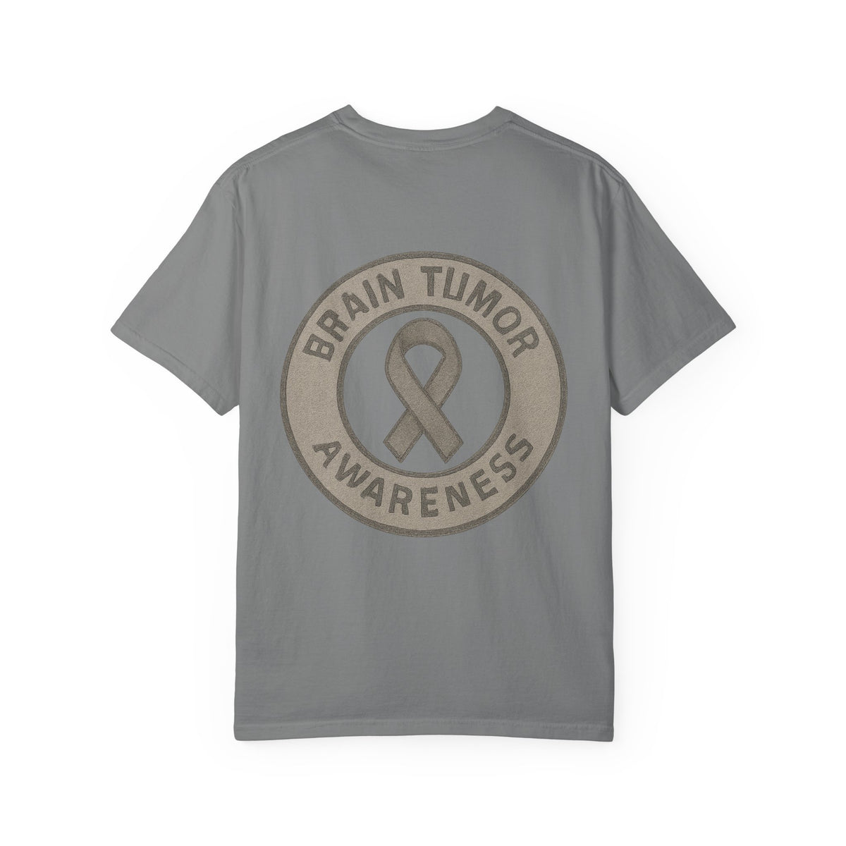 Unisex Garment-Dyed T-Shirt - Brain Tumor Awareness Tee - Family Tyes Support Shirt