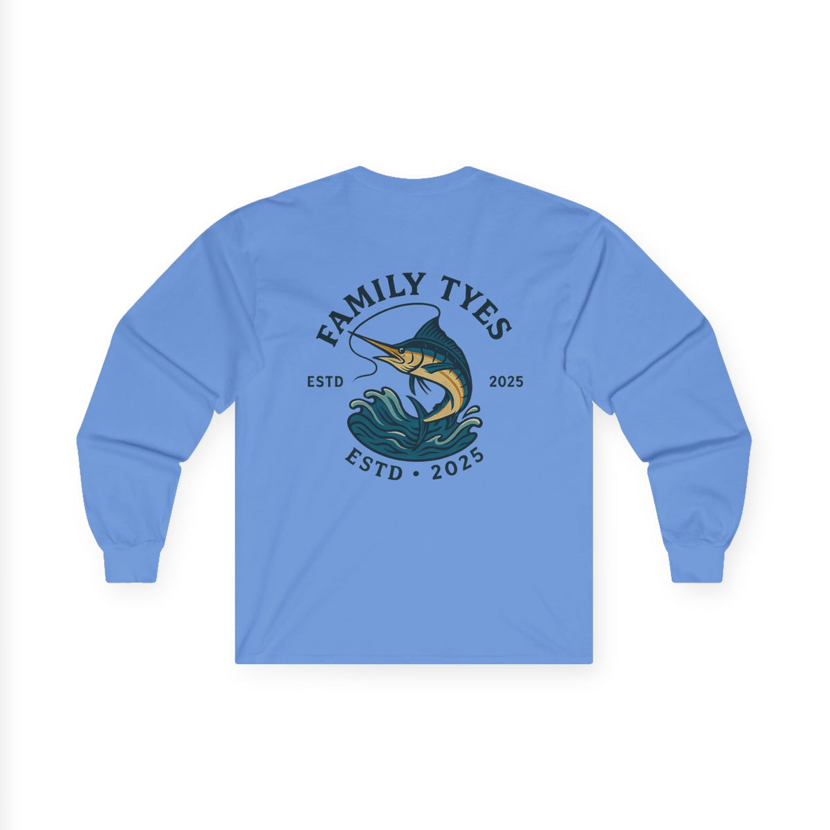 Anchor Nautical Family Long Sleeve Tee - Perfect for Boating, Fishing Trips, & Family Gatherings, Unisex Shirt, Casual Wear, Marine Themed Clothing