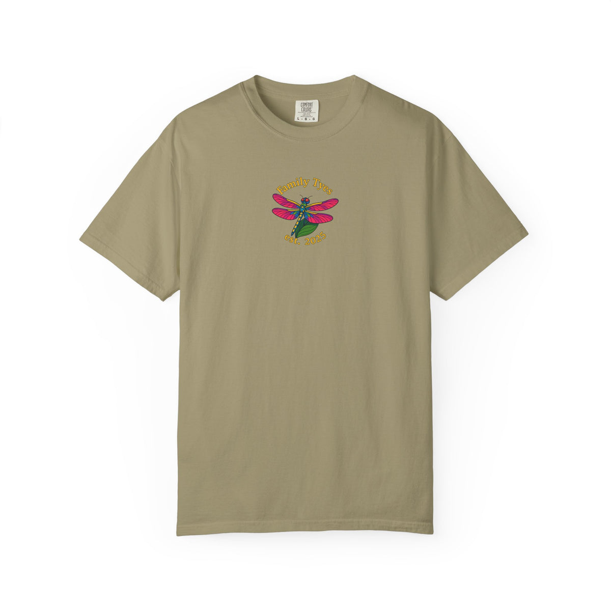Family Type Dragonfly Unisex Garment-Dyed T-Shirt - Inspired by Change, Agility & Hope
