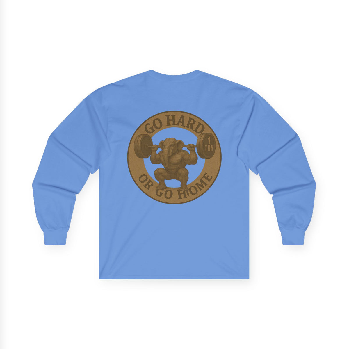 Motivational Long Sleeve Tee - Go Hard or Go Home