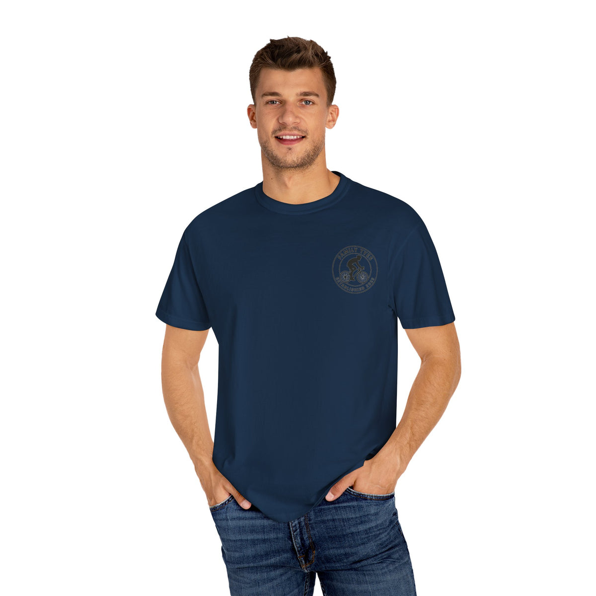 Adventure Cycling T-Shirt | Just Pedal Graphic Tee for Outdoor Enthusiasts