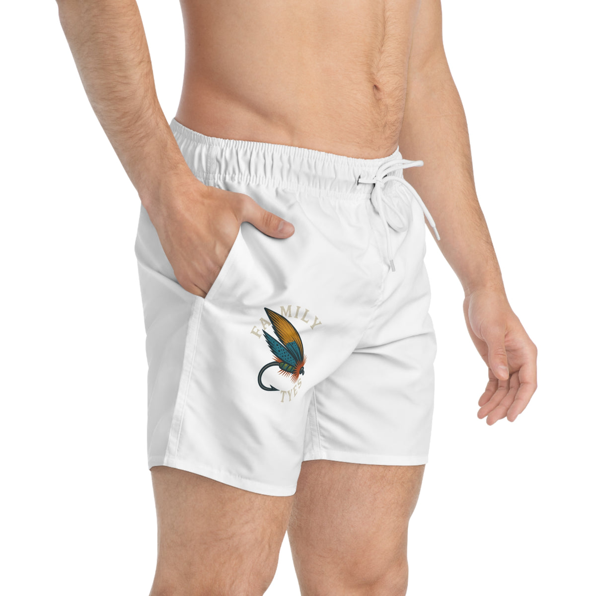 Fly fishing Swim Trunks (AOP)