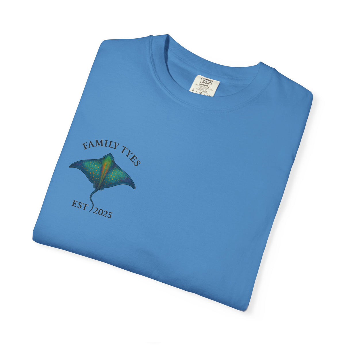 Copy of Unisex Garment-Dyed T-shirt | Family Tyes 2025 Dolphin Design