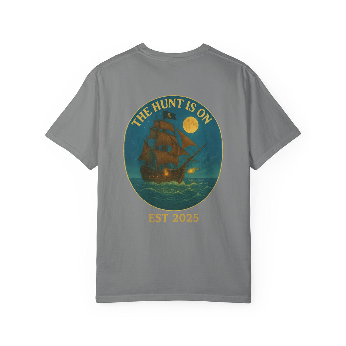 Pirate Copy of Mysterious Ship Graphic T-Shirt, Unisex Event Apparel, Casual Gift for Sailors, Halloween Theme, Adventure Lover's Top