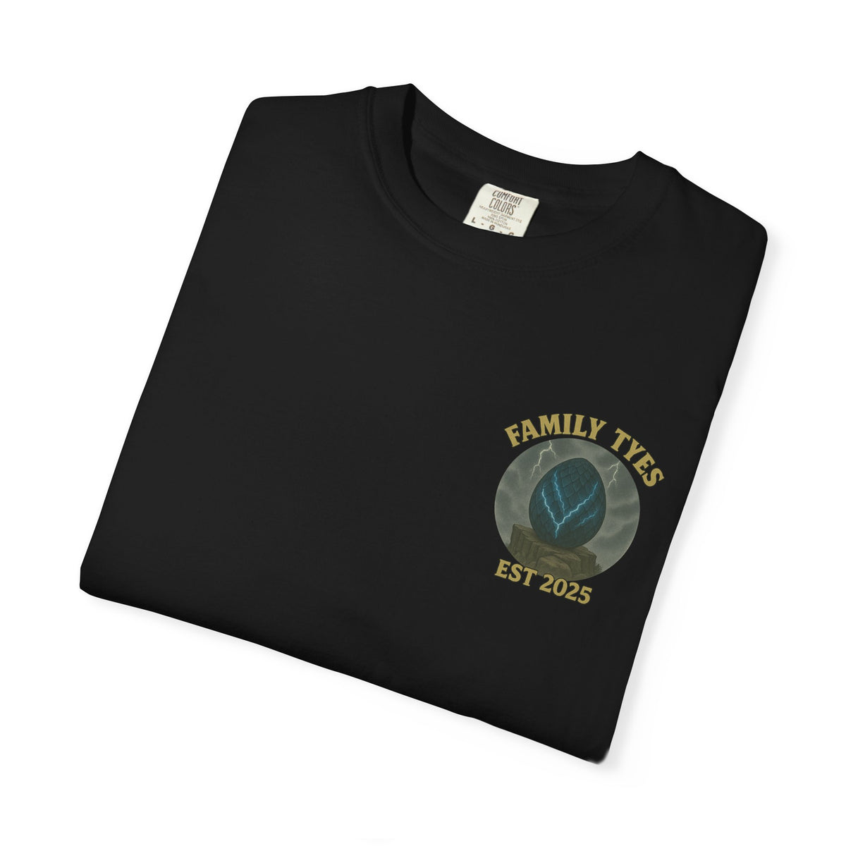 Family Tyes Wind Dragon Unisex Garment-Dyed T-Shirt - Cool Dragon Graphic Tee