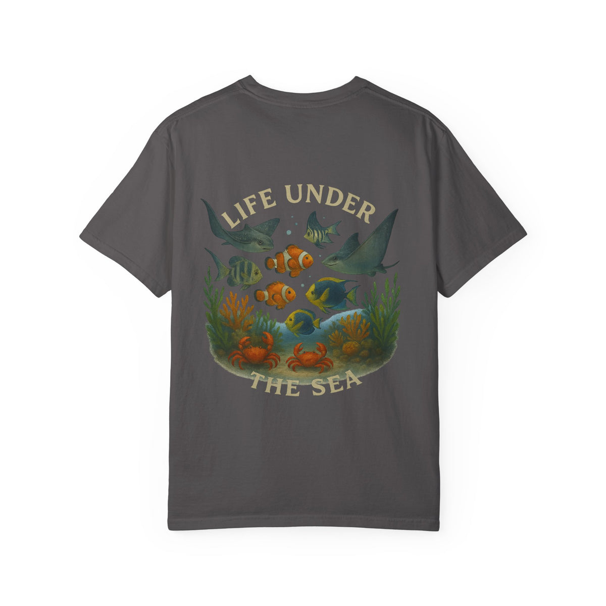 Ocean-Themed Unisex T-Shirt - 'Life Under the Sea' Graphic Design for Family Fun