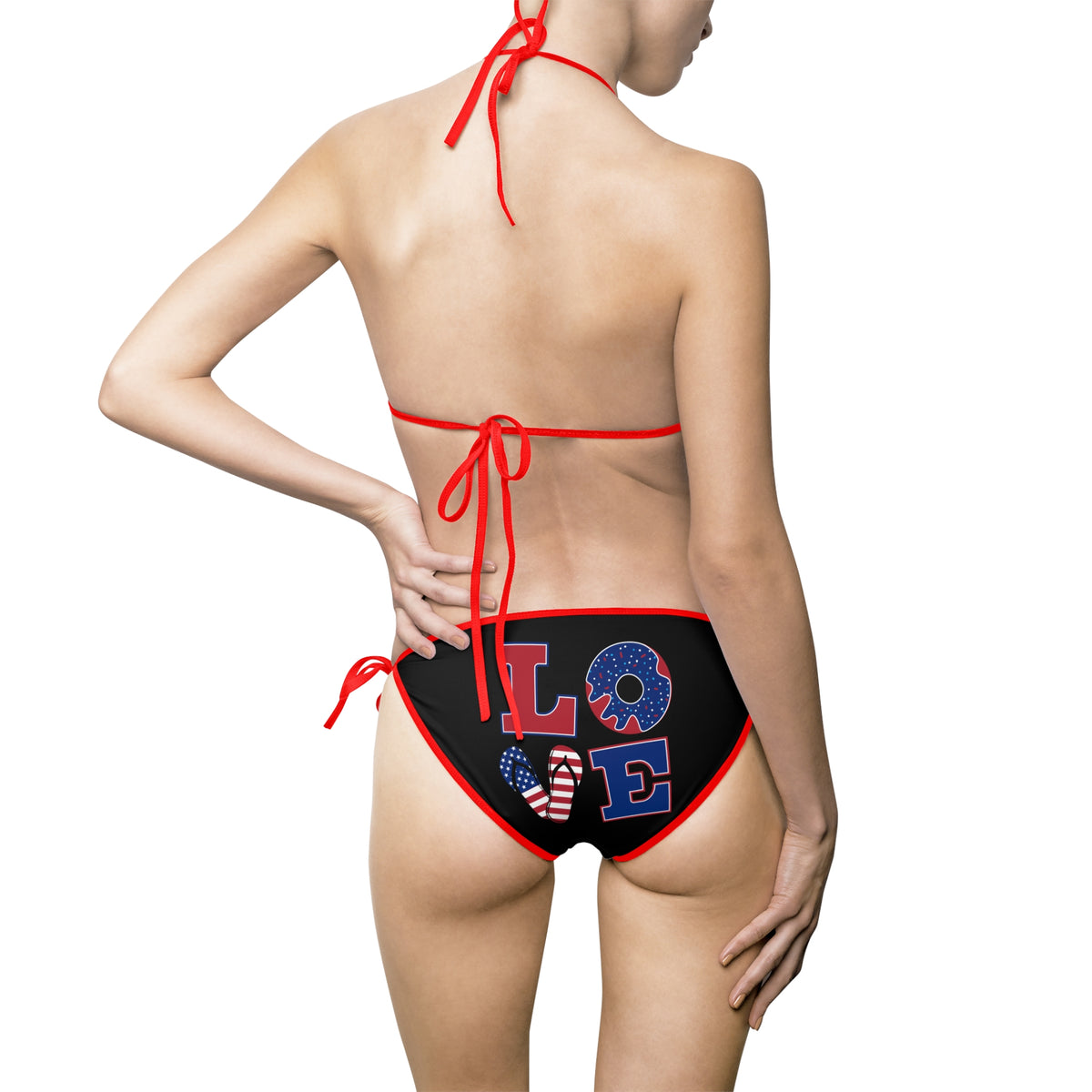 Patriotic Women's Bikini Swimsuit - Perfect for Summer Celebrations