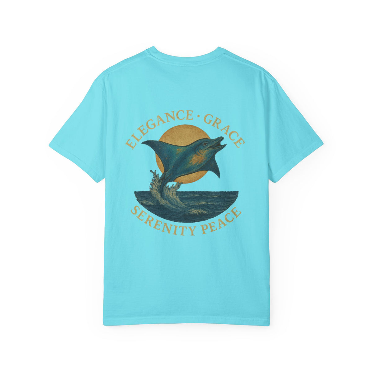 Copy of Unisex Garment-Dyed T-shirt | Family Tyes 2025 Dolphin Design