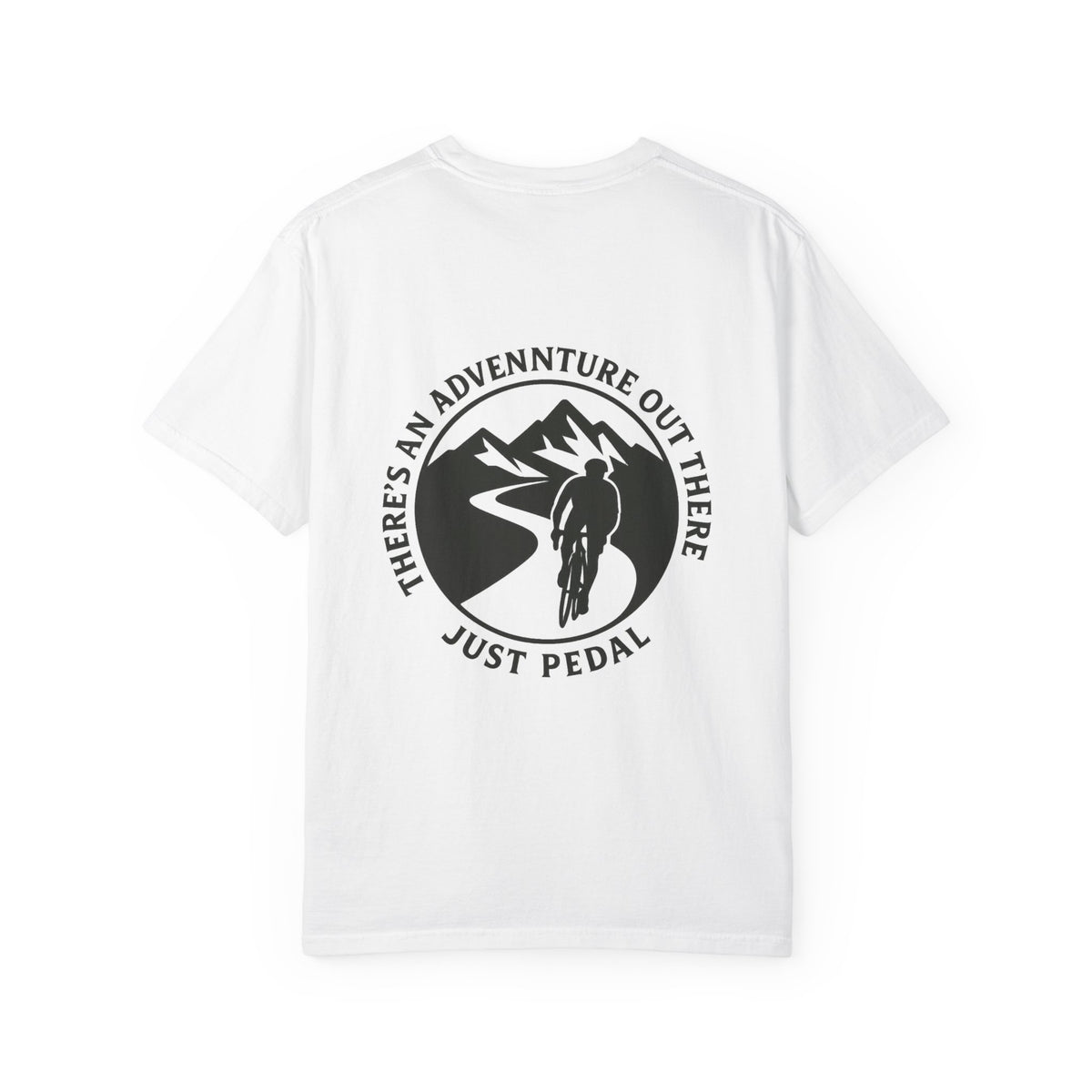 Adventure Cycling T-Shirt | Just Pedal Graphic Tee for Outdoor Enthusiasts