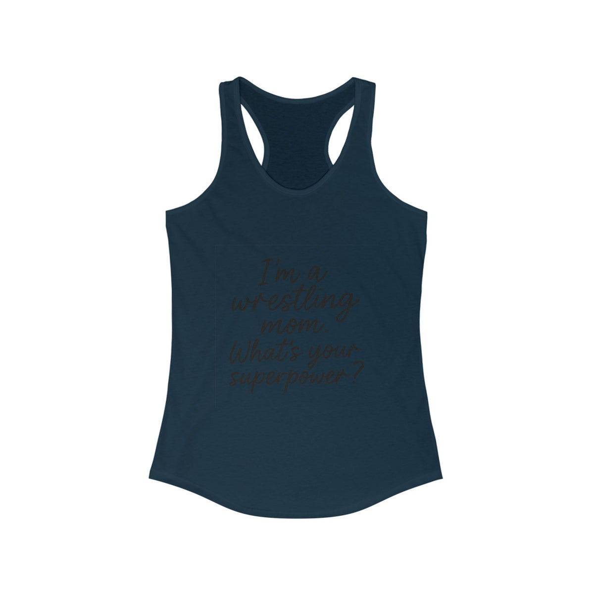 Wrestling Mom Superpower Tank Top, Funny Workout Tank, Gifts for Moms, Summer Activewear, Sports Apparel