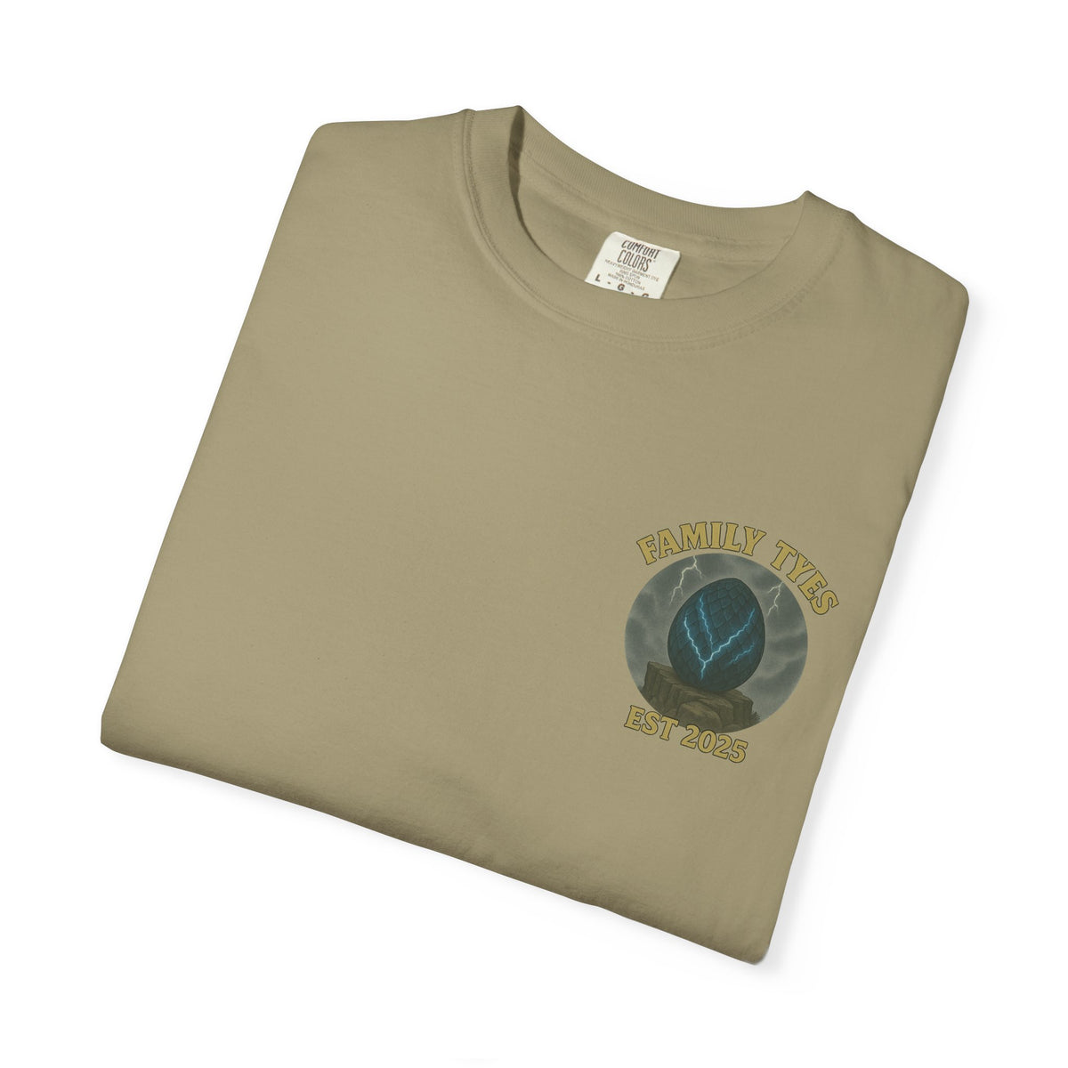 Family Tyes Wind Dragon Unisex Garment-Dyed T-Shirt - Cool Dragon Graphic Tee