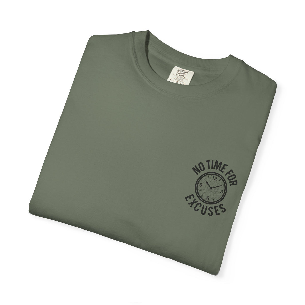 Motivational Unisex T-Shirt - No Time For Excuses, No One Cares, Work Harder - Casual Gift for Fitness, Entrepreneurs, or Inspiration