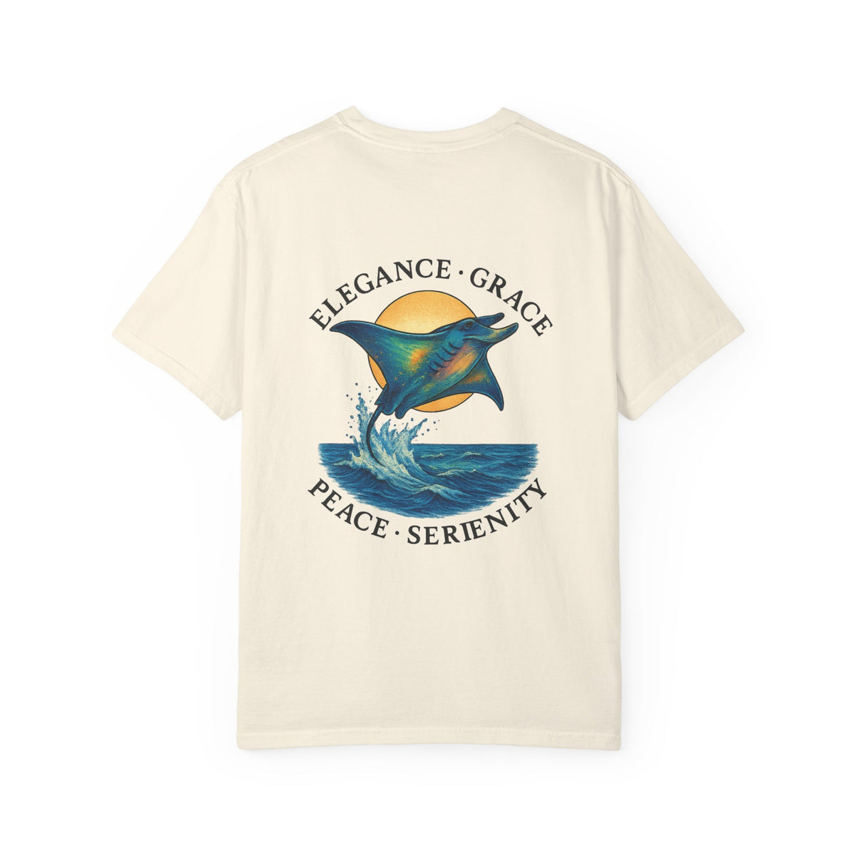 Ocean collection unisex’s Garment-Dyed T-shirt | Family Tyes 2025 Dolphin Design