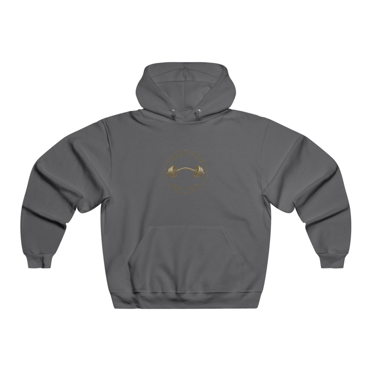 Men's Gym Motivation Hooded Sweatshirt - 'Family Tree' & 'Go Hard or Go Home'