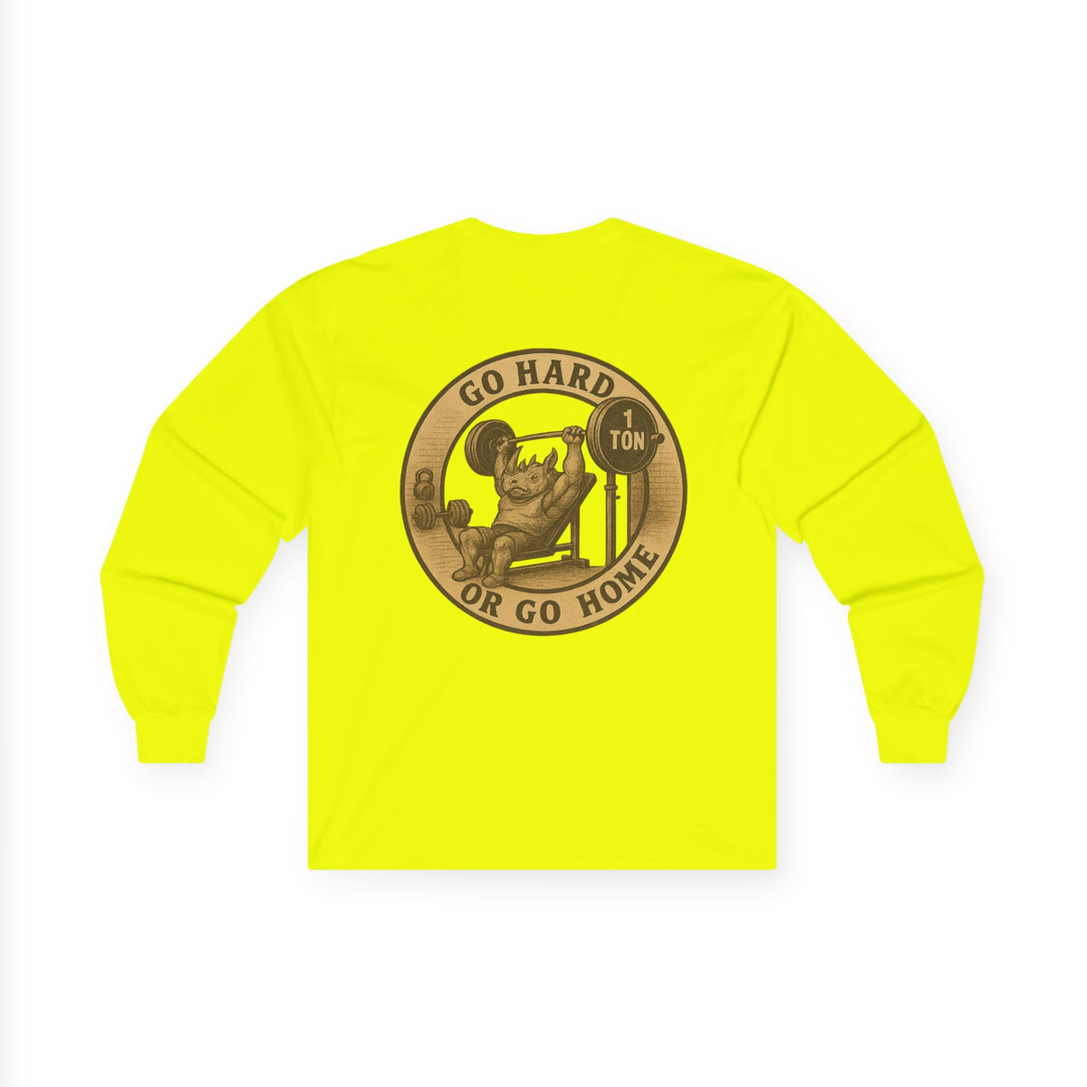 Fitness Enthusiast Long Sleeve Tee - Go Hard or Go Home