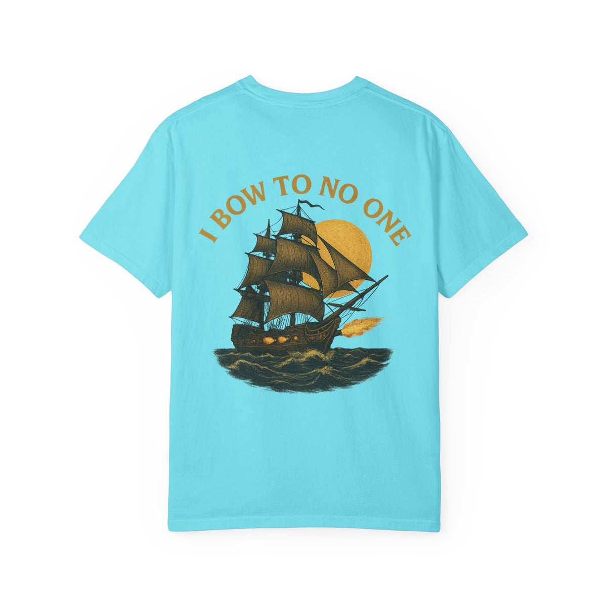 Pirate Mysterious Ship Graphic T-Shirt, Unisex Event Apparel, Casual Gift for Sailors, Halloween Theme, Adventure Lover's Top