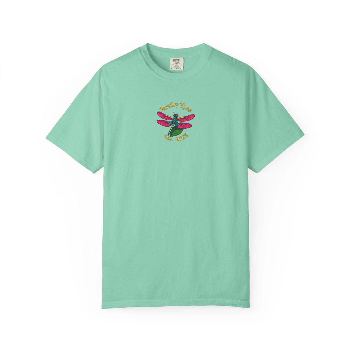 Family Type Dragonfly Unisex Garment-Dyed T-Shirt - Inspired by Change, Agility & Hope
