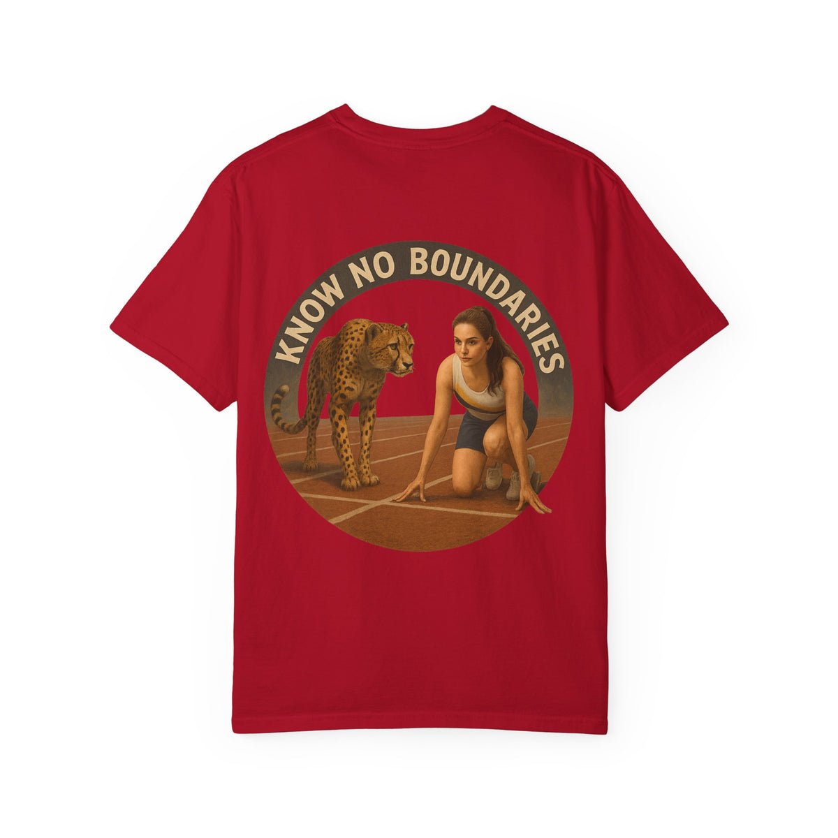 Unisex Garment-Dyed T-shirt - Family Year & Know No Boundaries Design