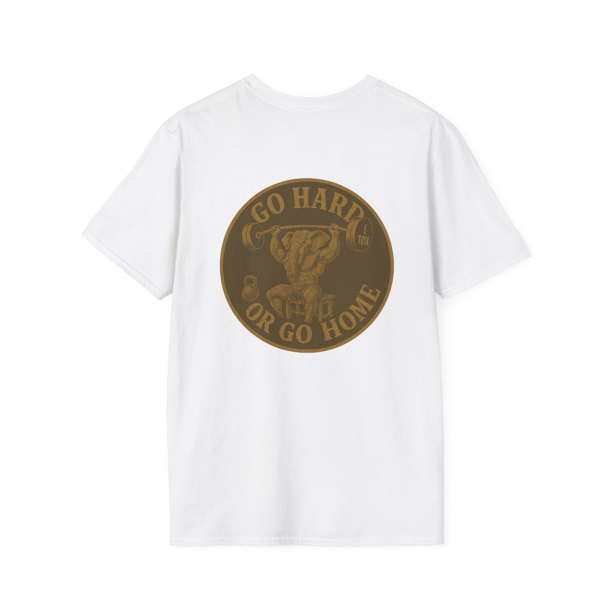 Unisex Workout T-Shirt | Go Hard or Go Home | Vintage Gym Style