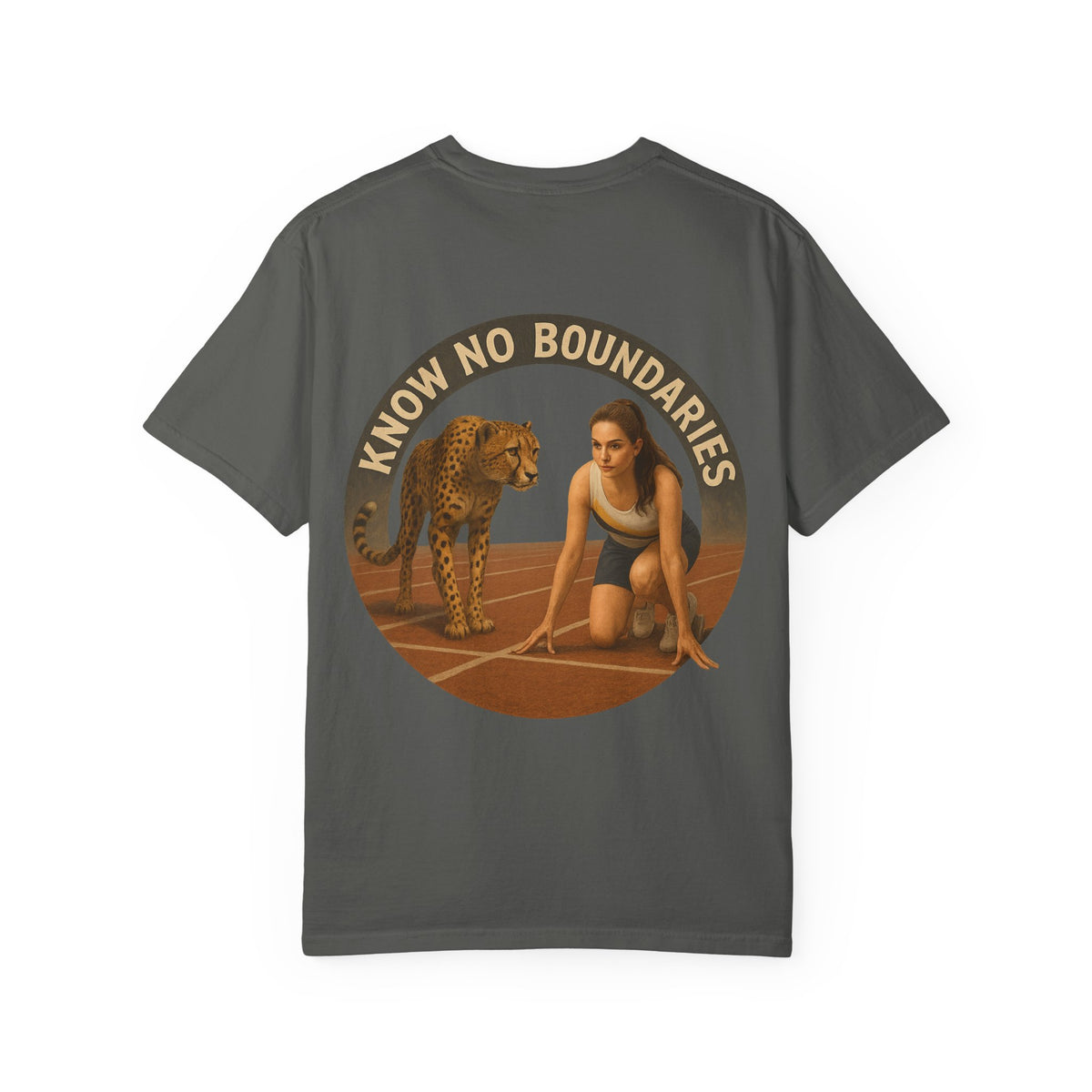 Unisex Garment-Dyed T-shirt - Family Year & Know No Boundaries Design