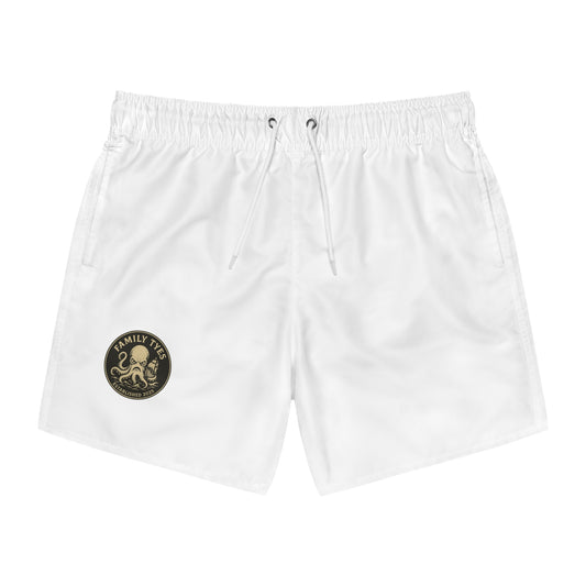 Family Ties Octopus Design Swim Trunks - Perfect for Summer Fun and Beach Days