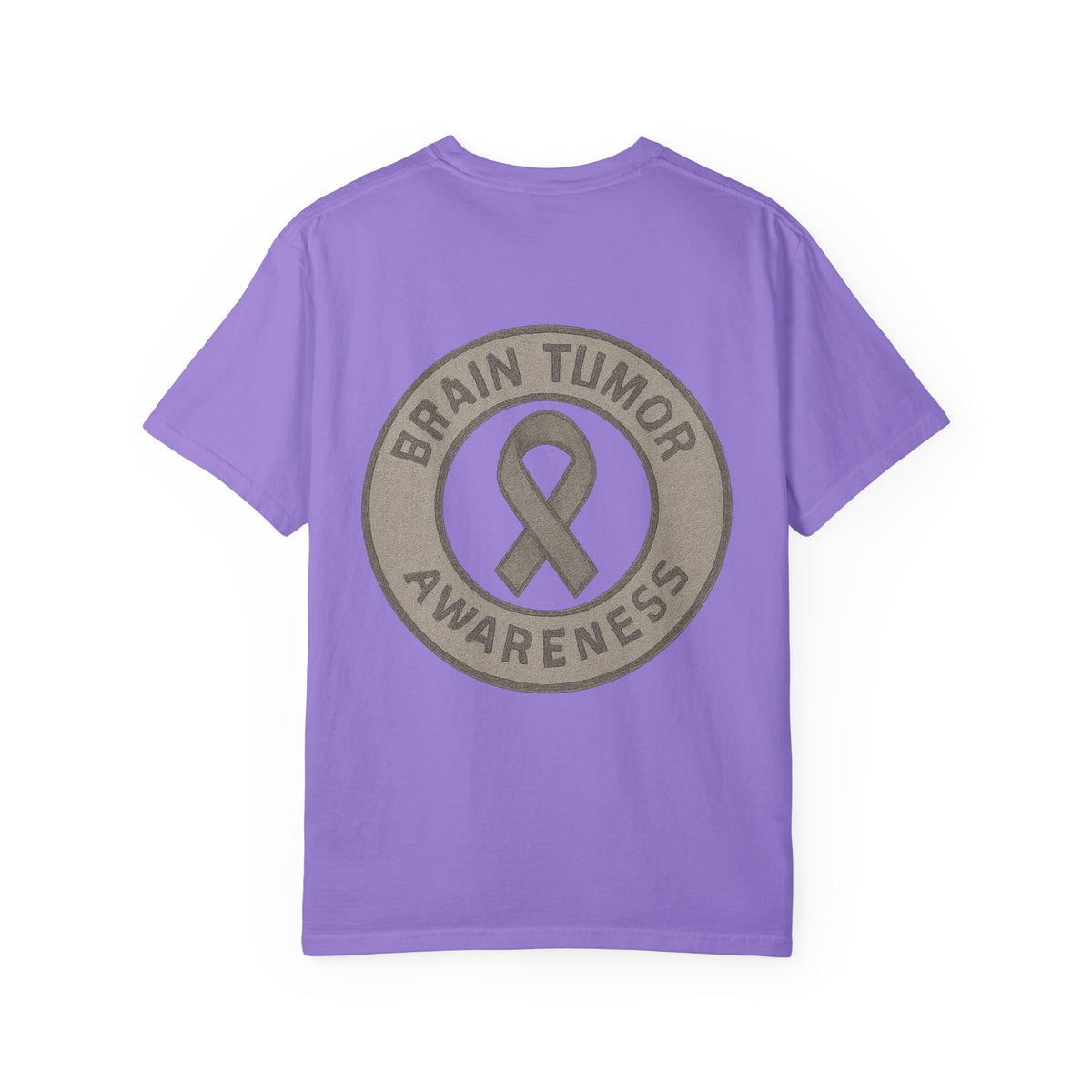 Unisex Garment-Dyed T-Shirt - Brain Tumor Awareness Tee - Family Tyes Support Shirt