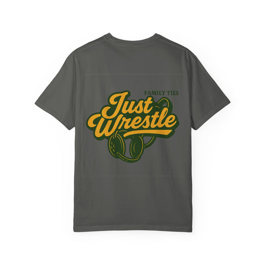 Unisex Wrestling T-Shirt, Just Wrestle Tee, Family Ties Shirt, Gift for Wrestlers, Sportswear for Events