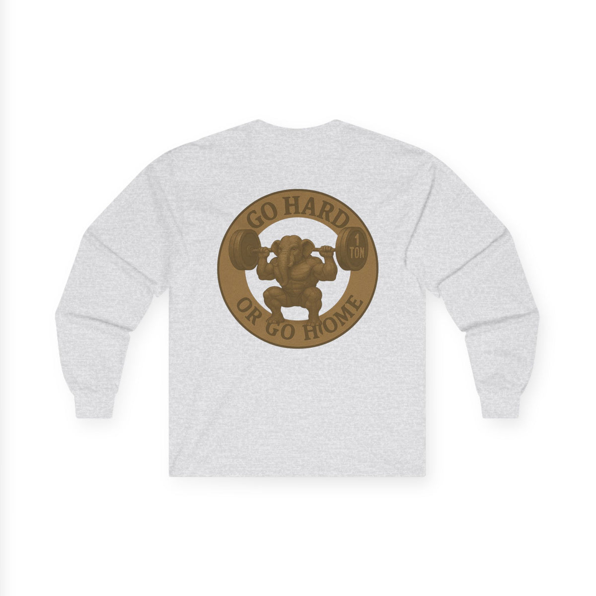 Motivational Long Sleeve Tee - Go Hard or Go Home