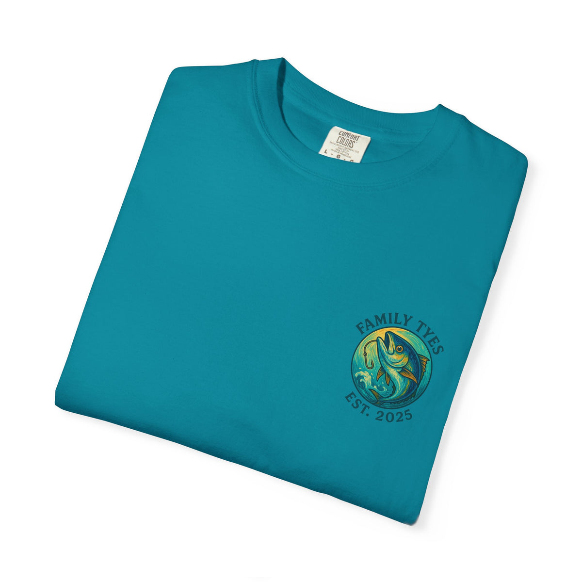 Tuna Unisex Garment-Dyed Fishing T-Shirt - "Hooking Memories" Graphic, Great for Outdoor Lovers, Gifts for Fishermen, Nature Adventures, [...]