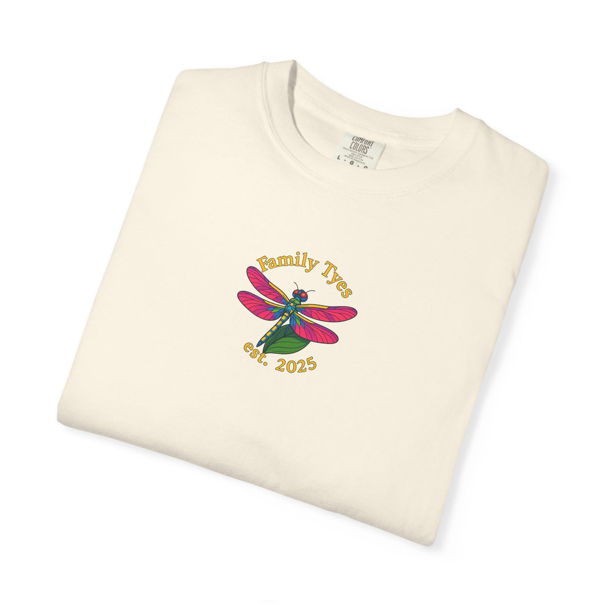 Family Type Dragonfly Unisex Garment-Dyed T-Shirt - Inspired by Change, Agility & Hope