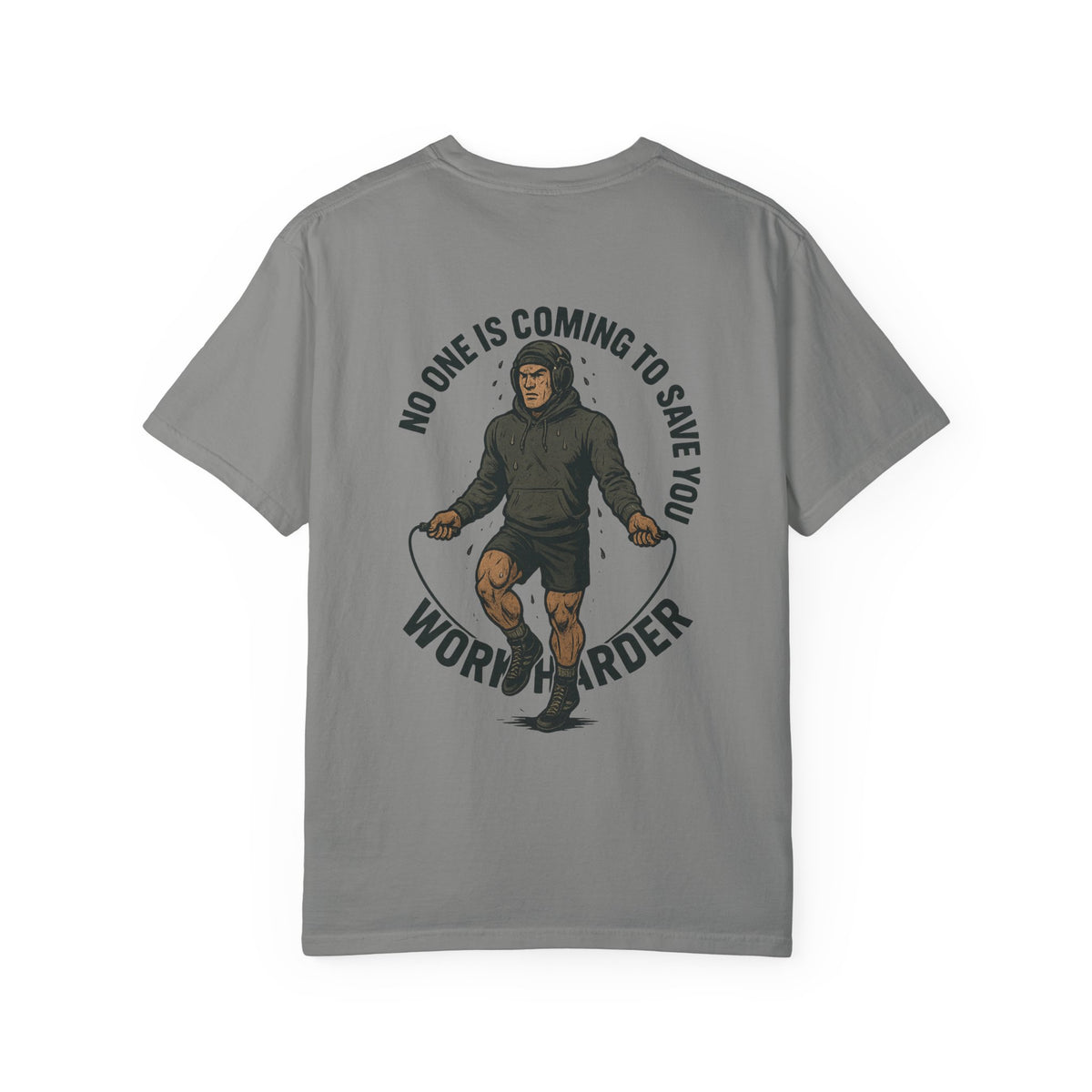 Wrestling  Motivational Graphic T-Shirt - Unisex Work Harder Tee, Fitness Apparel, Casual Wear, Gift for Athletes, Inspirational Shirt
