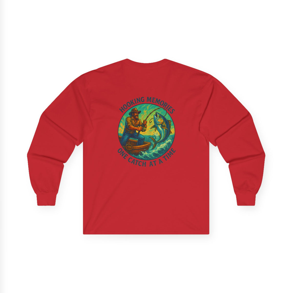 Tuna Fishing Memories Long Sleeve Tee, Unisex Outdoor Apparel, Gift for Anglers, Fishing Lover Shirt, Catch Fish Tee, Nature Lover Top
