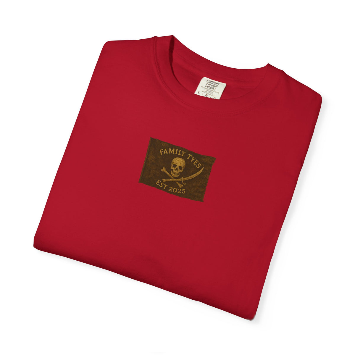 Vintage Pirate T-Shirt, Unisex Garment-Dyed Tee, Retro Pirate Apparel, Pirate Lover Gift, Halloween Costume Top