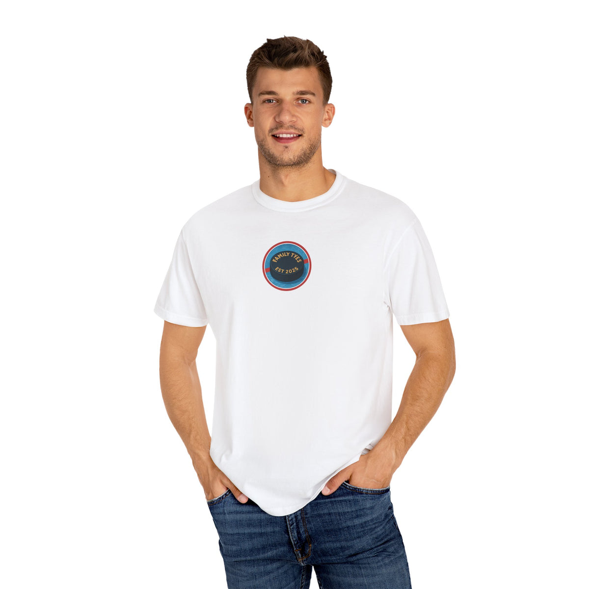 Hockey Unisex Garment-Dyed T-shirt