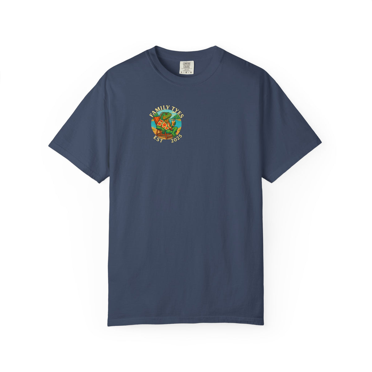 Chilled iguana party time Unisex Garment-Dyed T-Shirt - Family Tyes & Find Your Zen Design