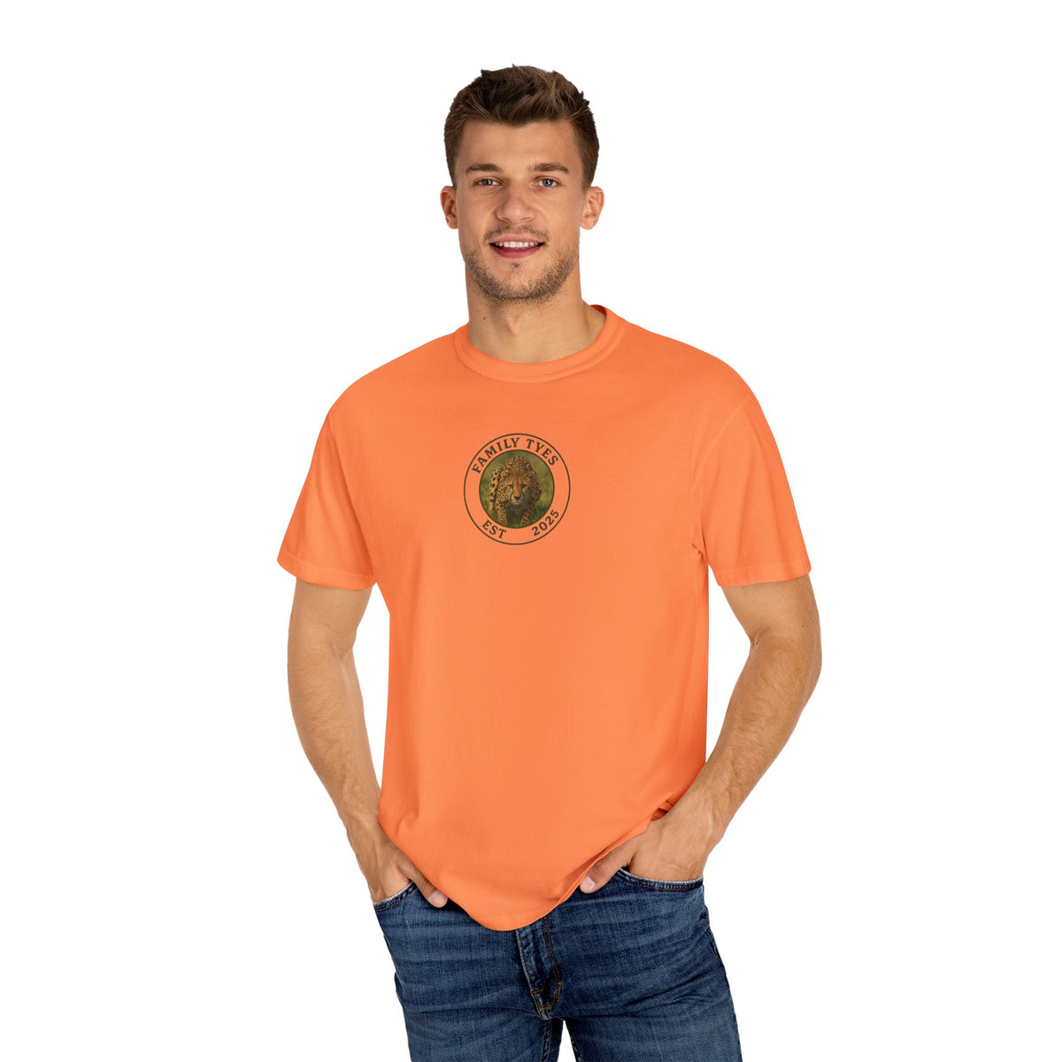Unisex Garment-Dyed T-shirt - Family Year & Know No Boundaries Design
